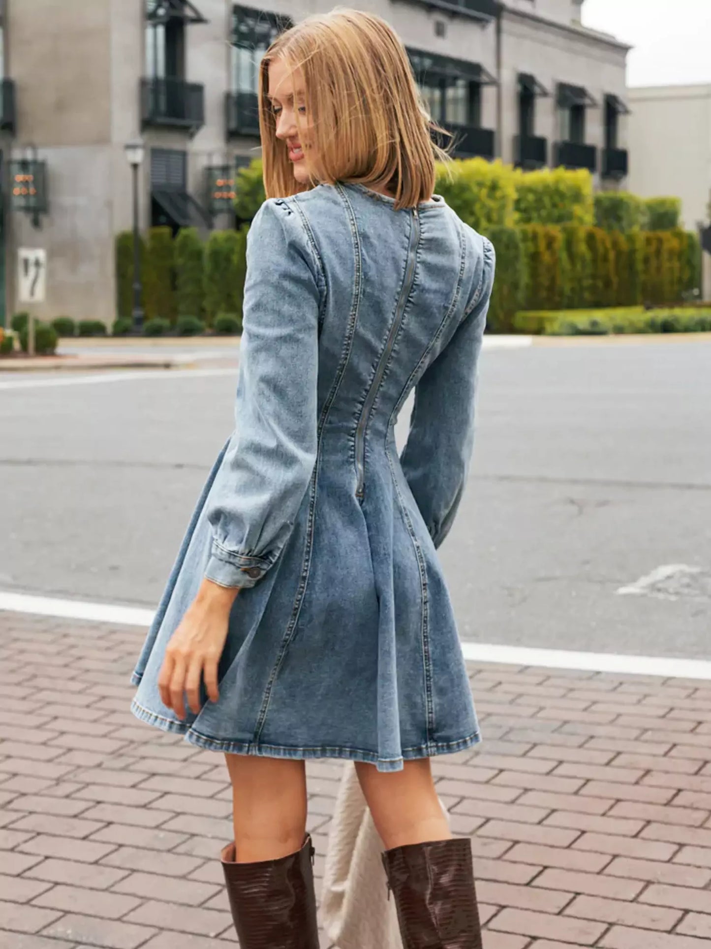 Chic Denim Mini Dress