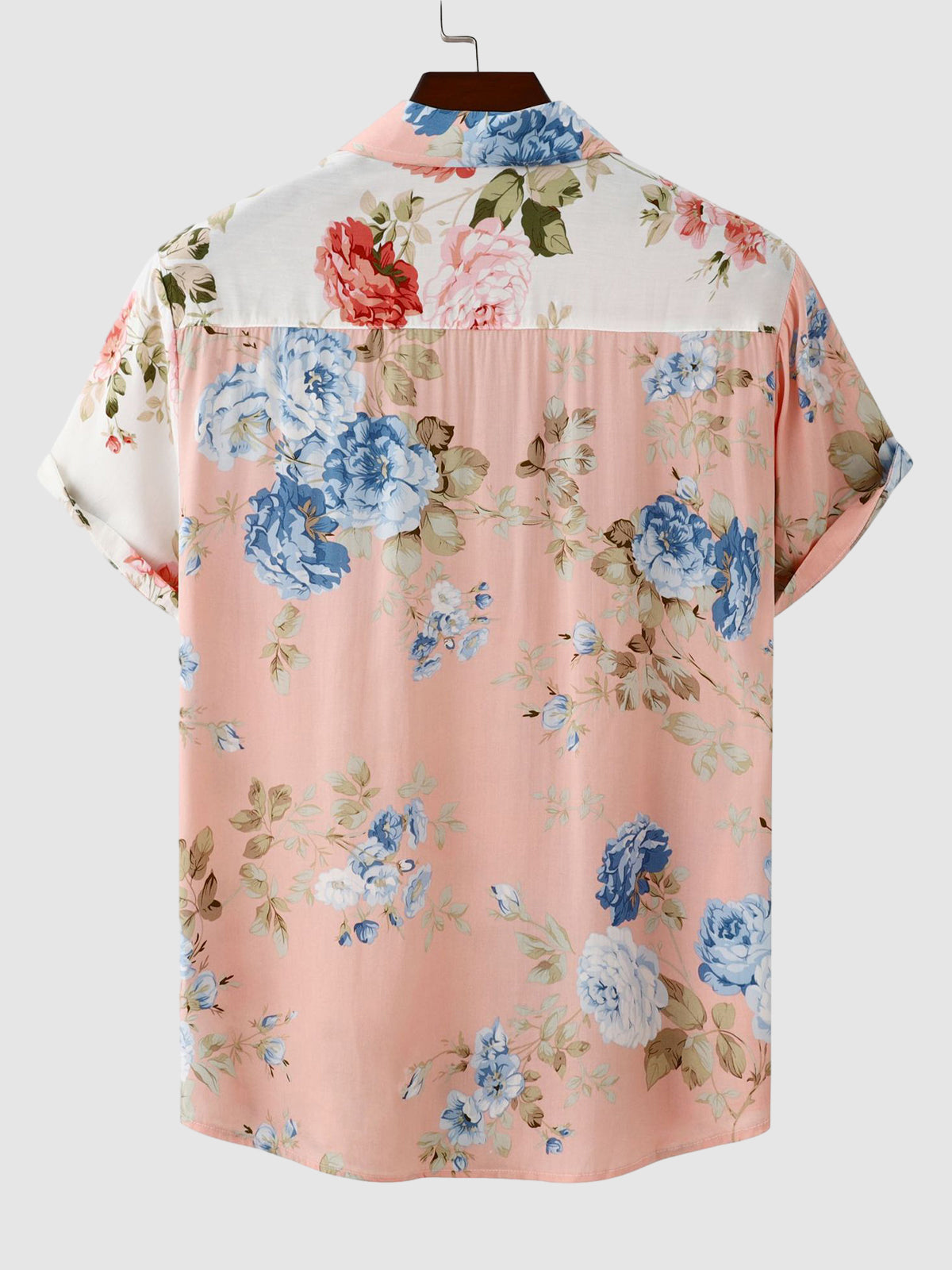 NAVEN Floral Patchwork Shirt