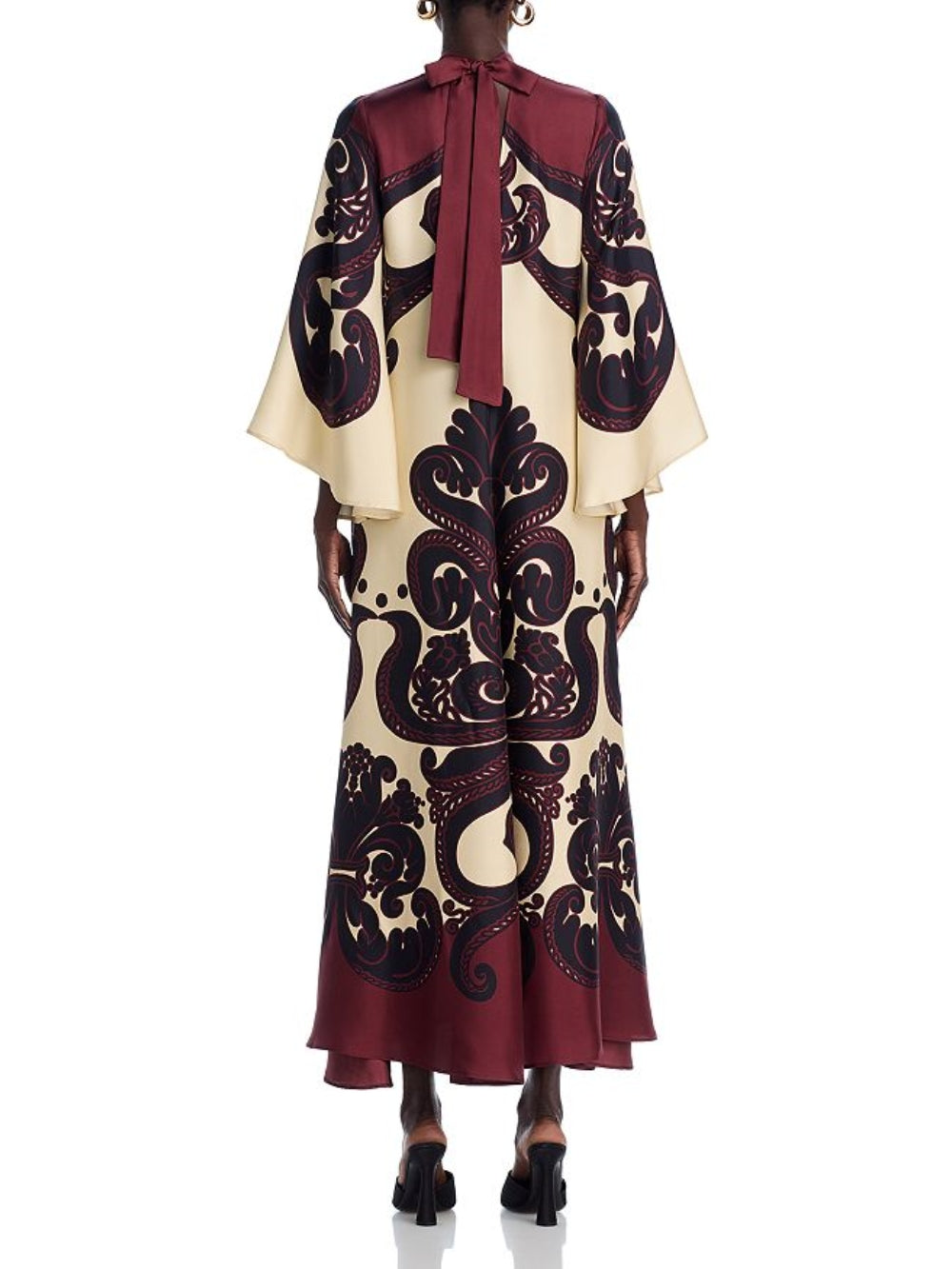 Stunning Grenadilla Print Maxi Dress with Elegant Comfort