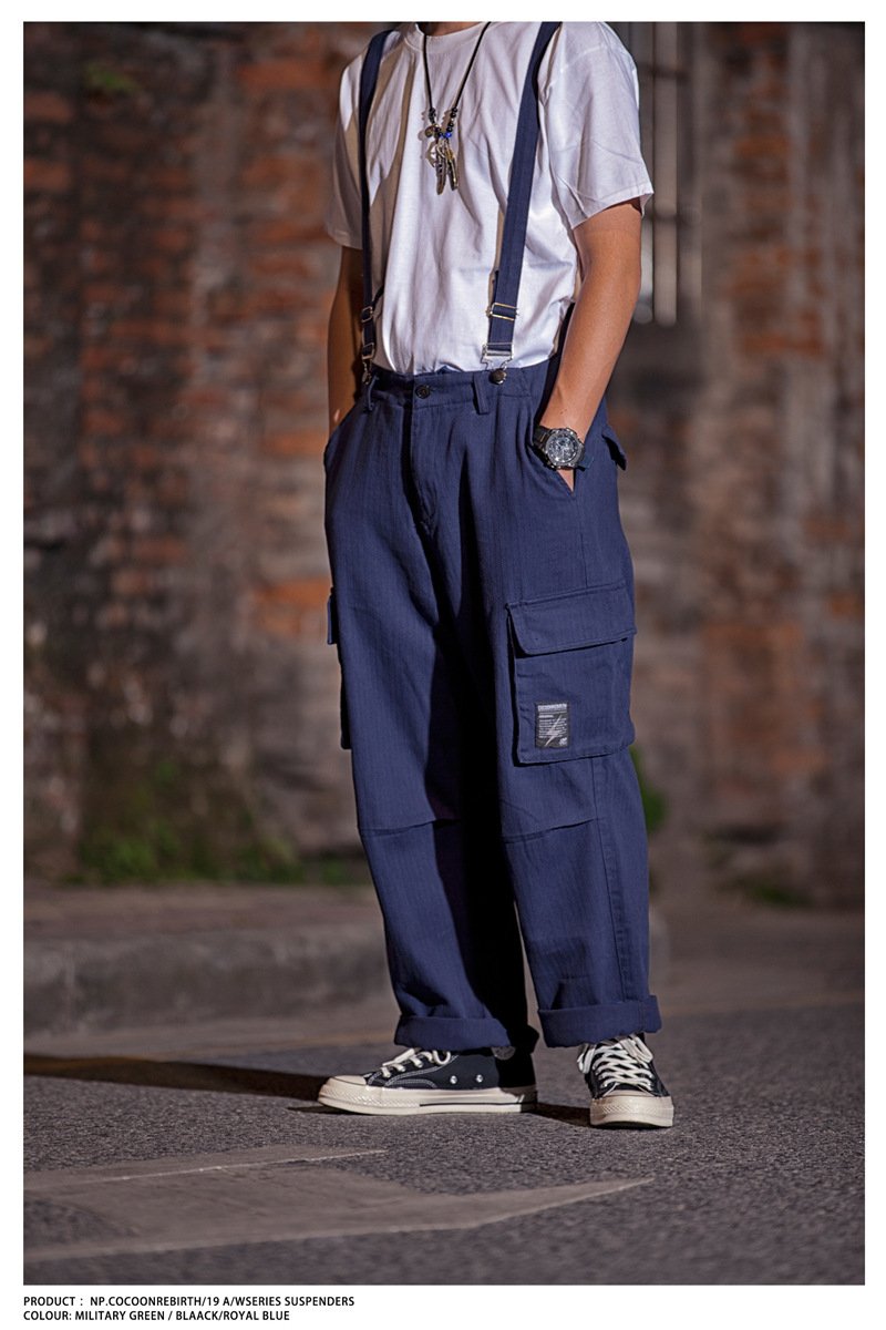 TAKREN Loose Fit Overalls