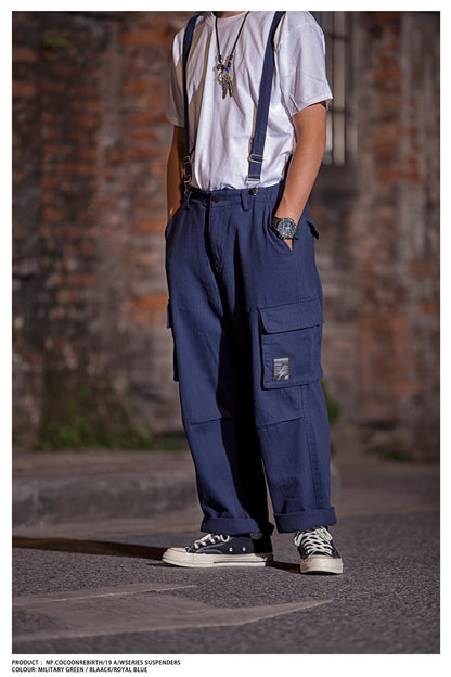 TAKREN Loose Fit Overalls