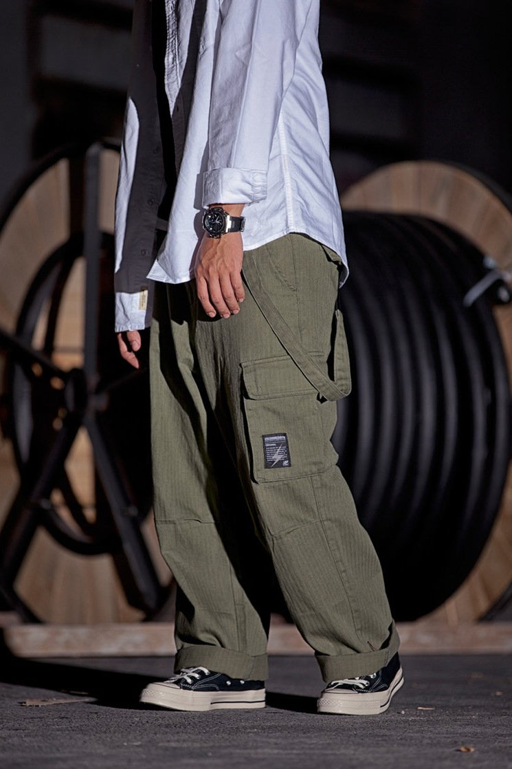 TAKREN Loose Fit Overalls