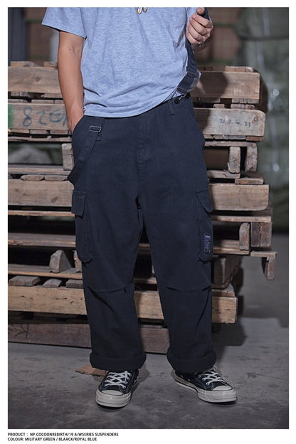 TAKREN Loose Fit Overalls