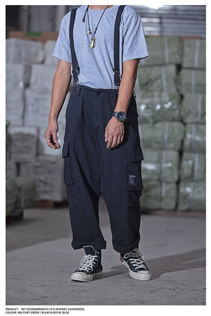 TAKREN Loose Fit Overalls