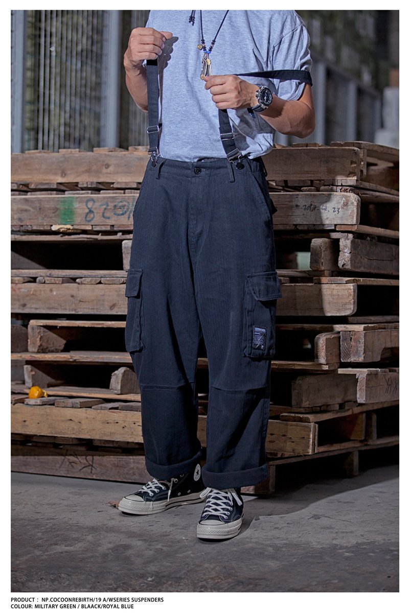 TAKREN Loose Fit Overalls