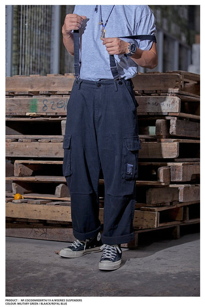 TAKREN Loose Fit Overalls