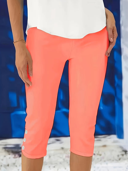 Clara Smooth Stretch Capri Pants