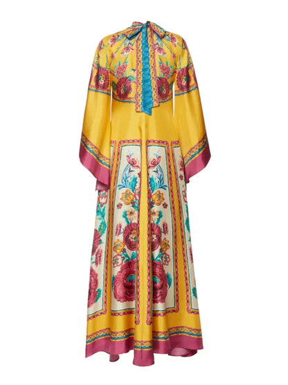 Chic and Comfortable Maxi Dress with a Flowing Design