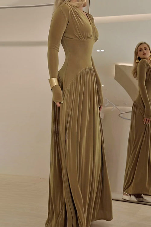 ISOLA Velvet Maxi Dress