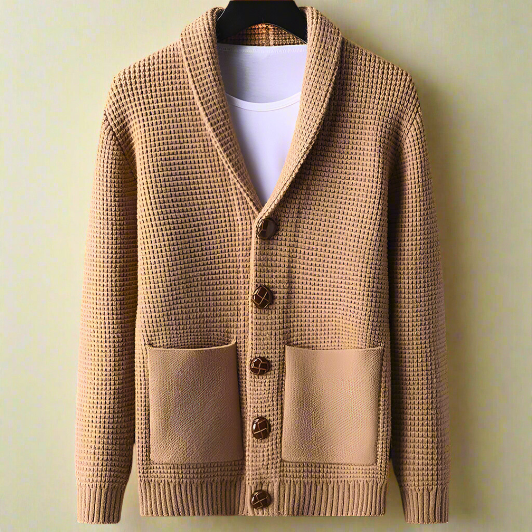 Alexander Matthew Retro Knit Cardigan