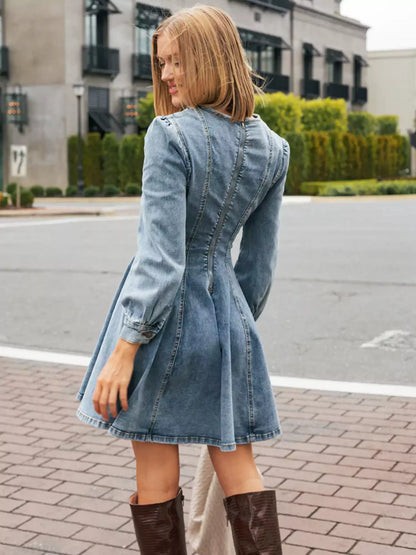 Chic Denim Mini Dress