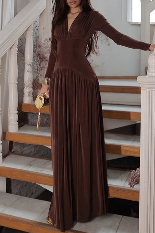 ISOLA Velvet Maxi Dress