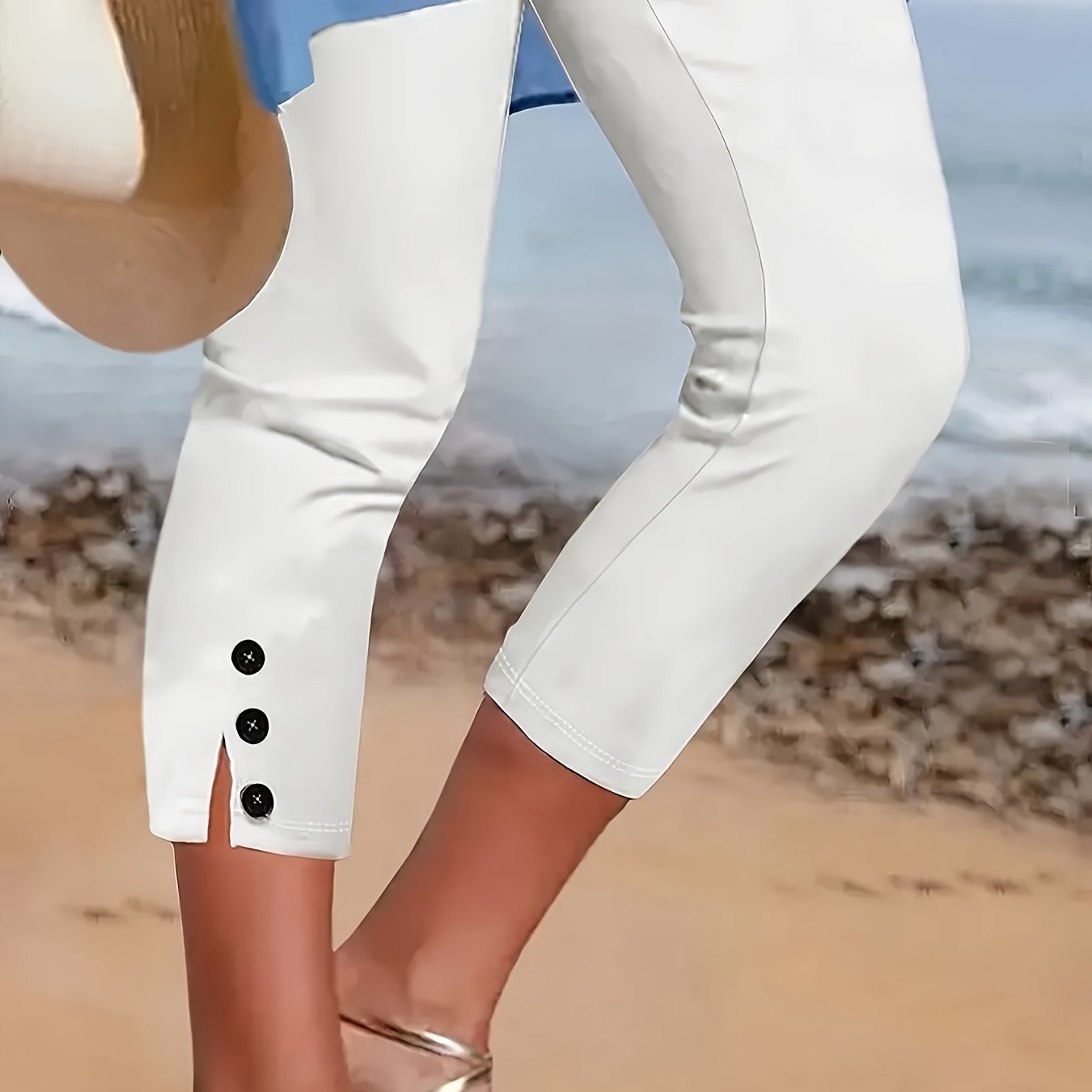 Clara Smooth Stretch Capri Pants