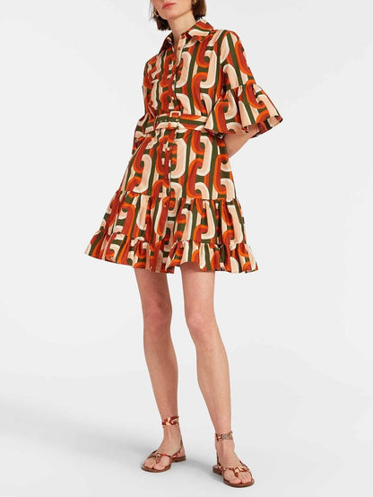 Chic Sassy Drop-Waist Mini Dress