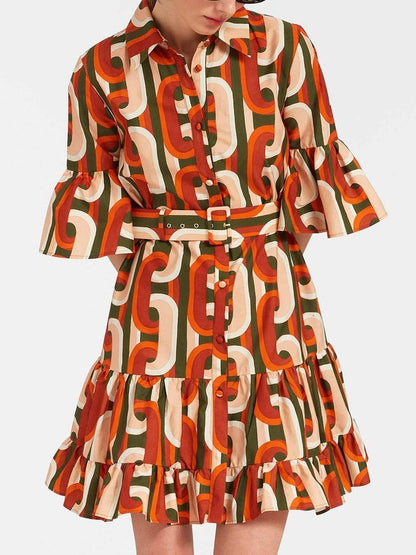 Chic Sassy Drop-Waist Mini Dress