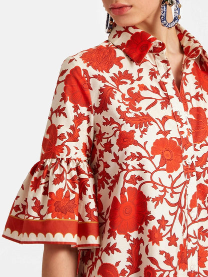 Exclusive Fall Pattern Mini Dress