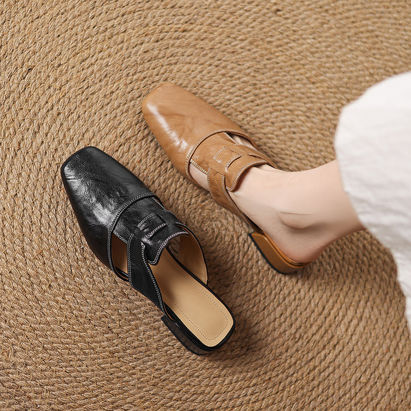 Selva – Genuine Leather Mules