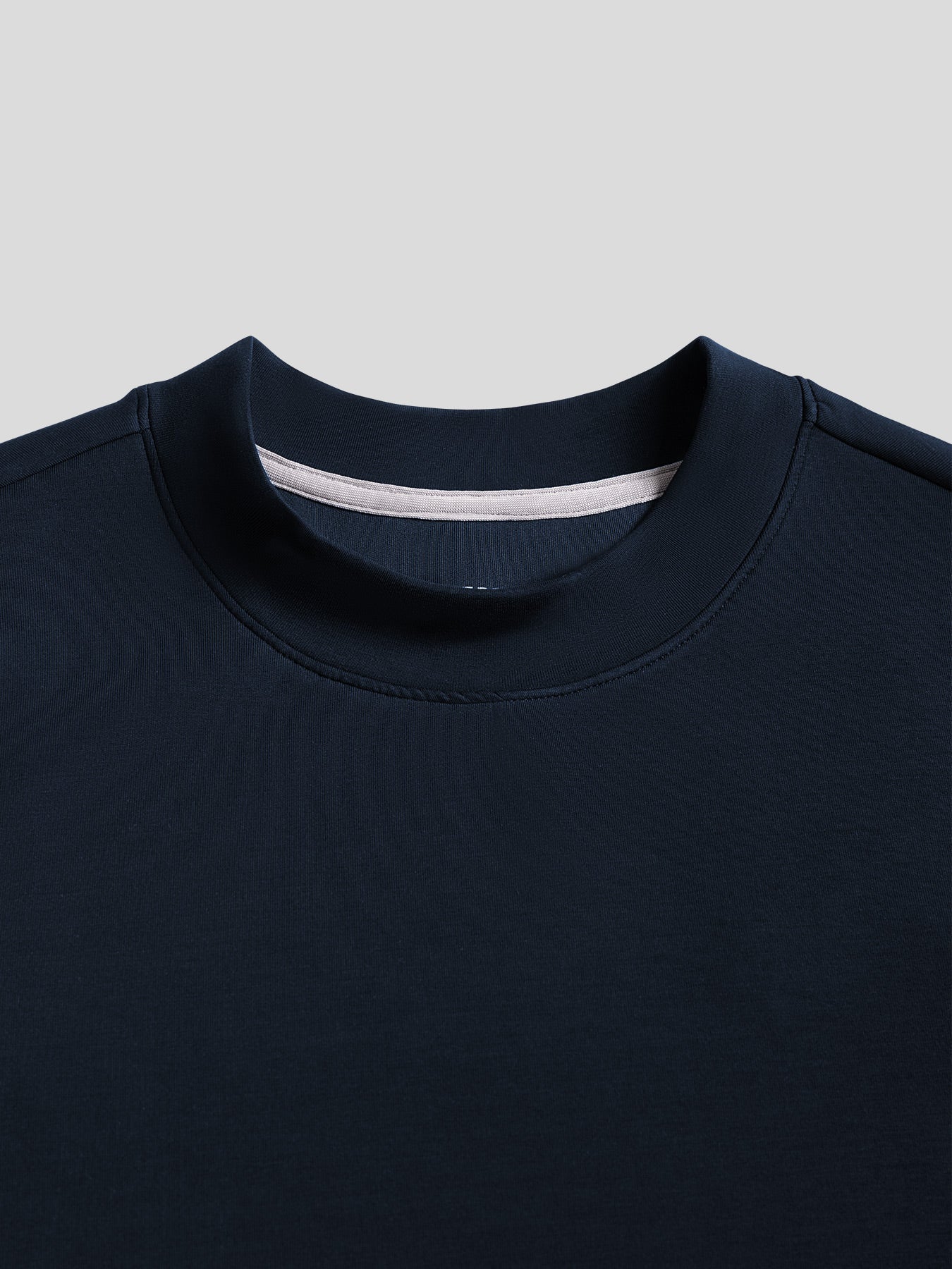 Modal Blend Elbow Patch Long Sleeve Tee:Slim Fit