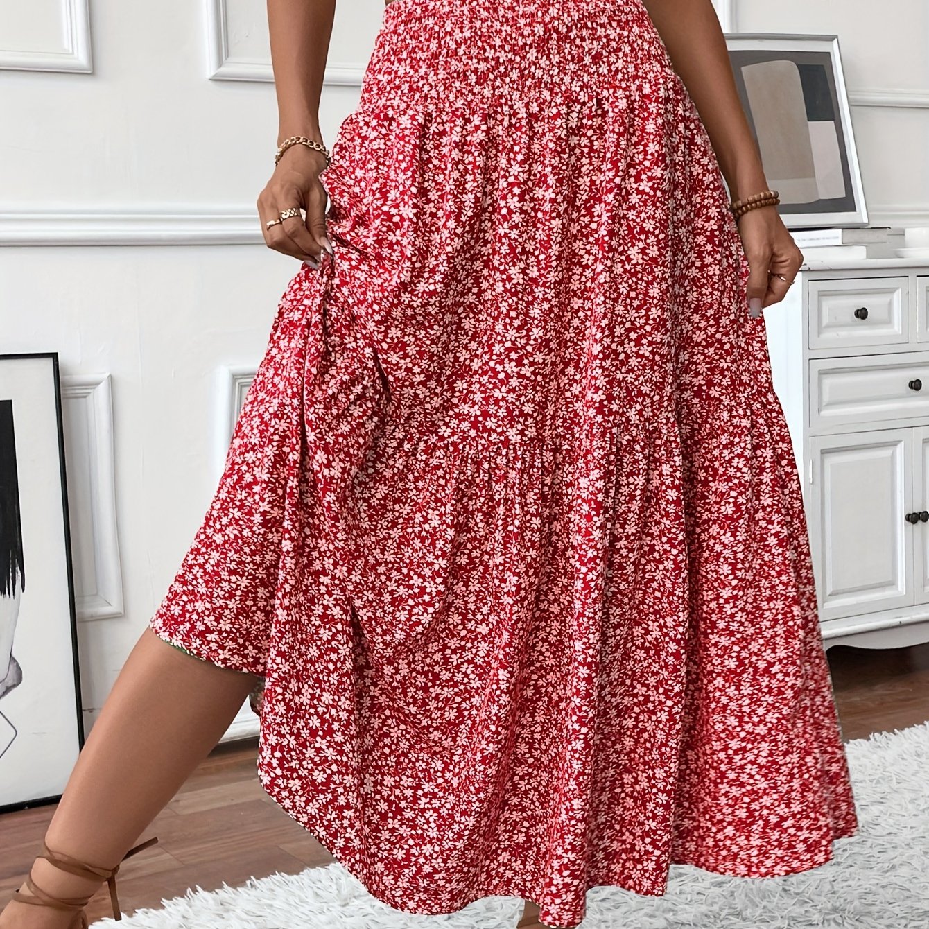 Elena Floral Print Ditsy Skirt