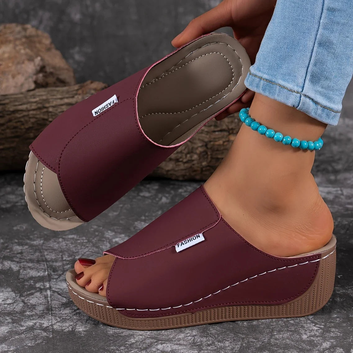 COLAC™ OPEN TOE PLATFORM ORTHOPEDIC SANDALS
