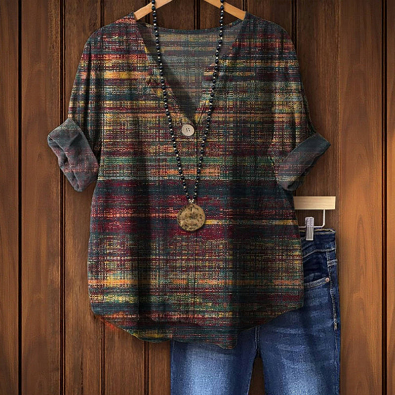 Vintage Colourful Blouse