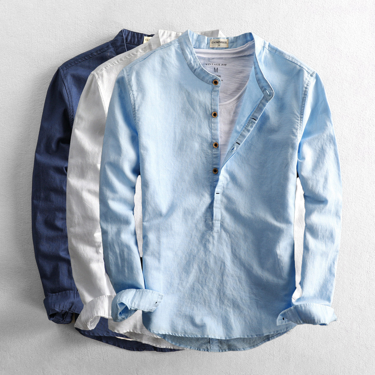 KAITO Long Sleeve Linen Shirt