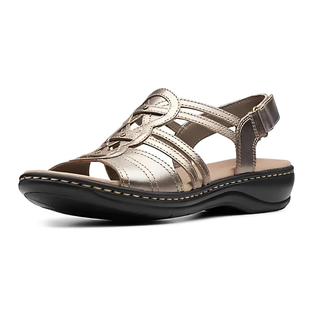 WOMEN'S PREMIUM LEATHER ORTHOPEDIC SANDALS WITH ARCH SUPPORT - 2025 BEST SELLER