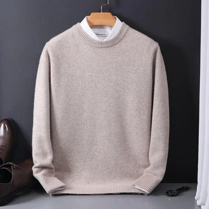 Cashmere round neck sweater