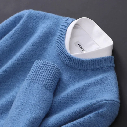 Cashmere round neck sweater