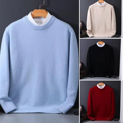 Cashmere round neck sweater