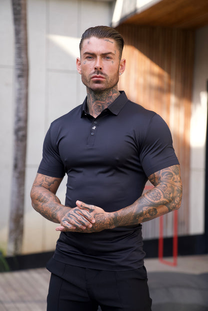 VALEN Wrinkle-Free Muscle Fit Polo