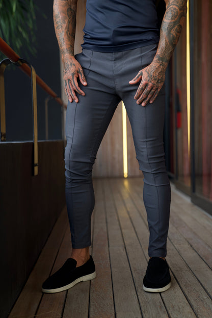 CALDEN Wrinkle-Free Slim Fit Trousers