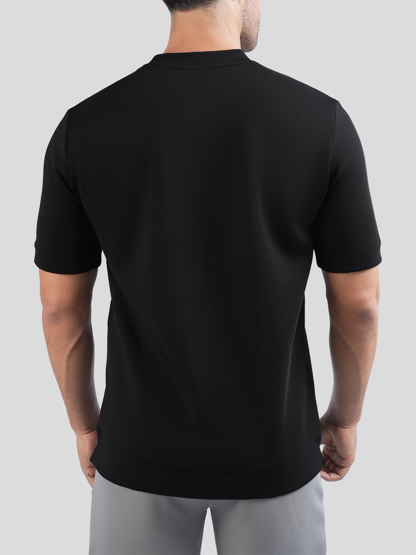 Modal Blend Short Sleeve Tee:Slim Fit