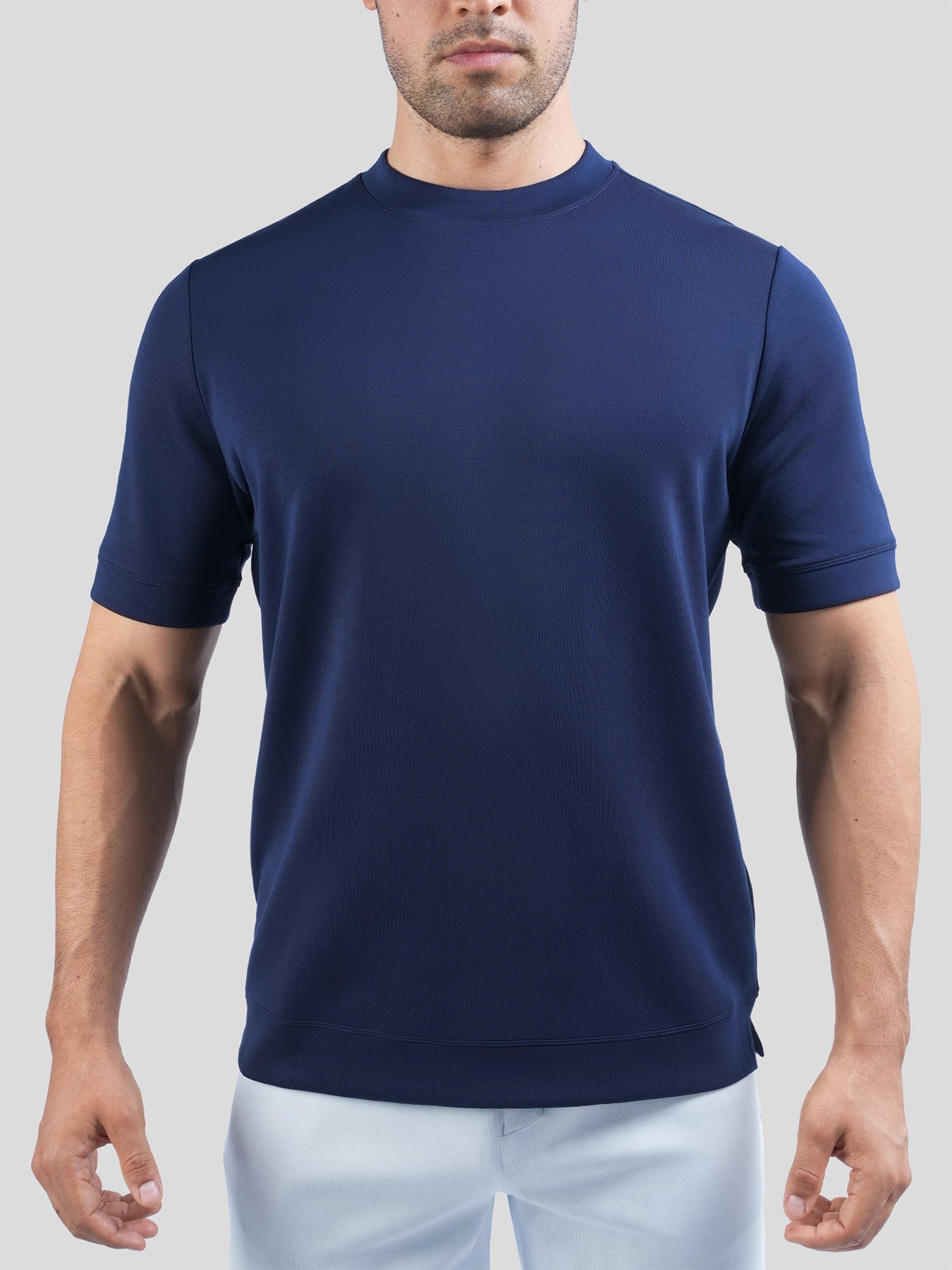 Modal Blend Short Sleeve Tee:Slim Fit