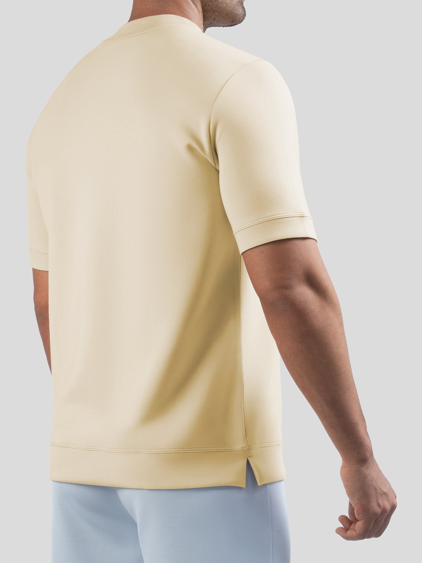 Modal Blend Short Sleeve Tee:Slim Fit