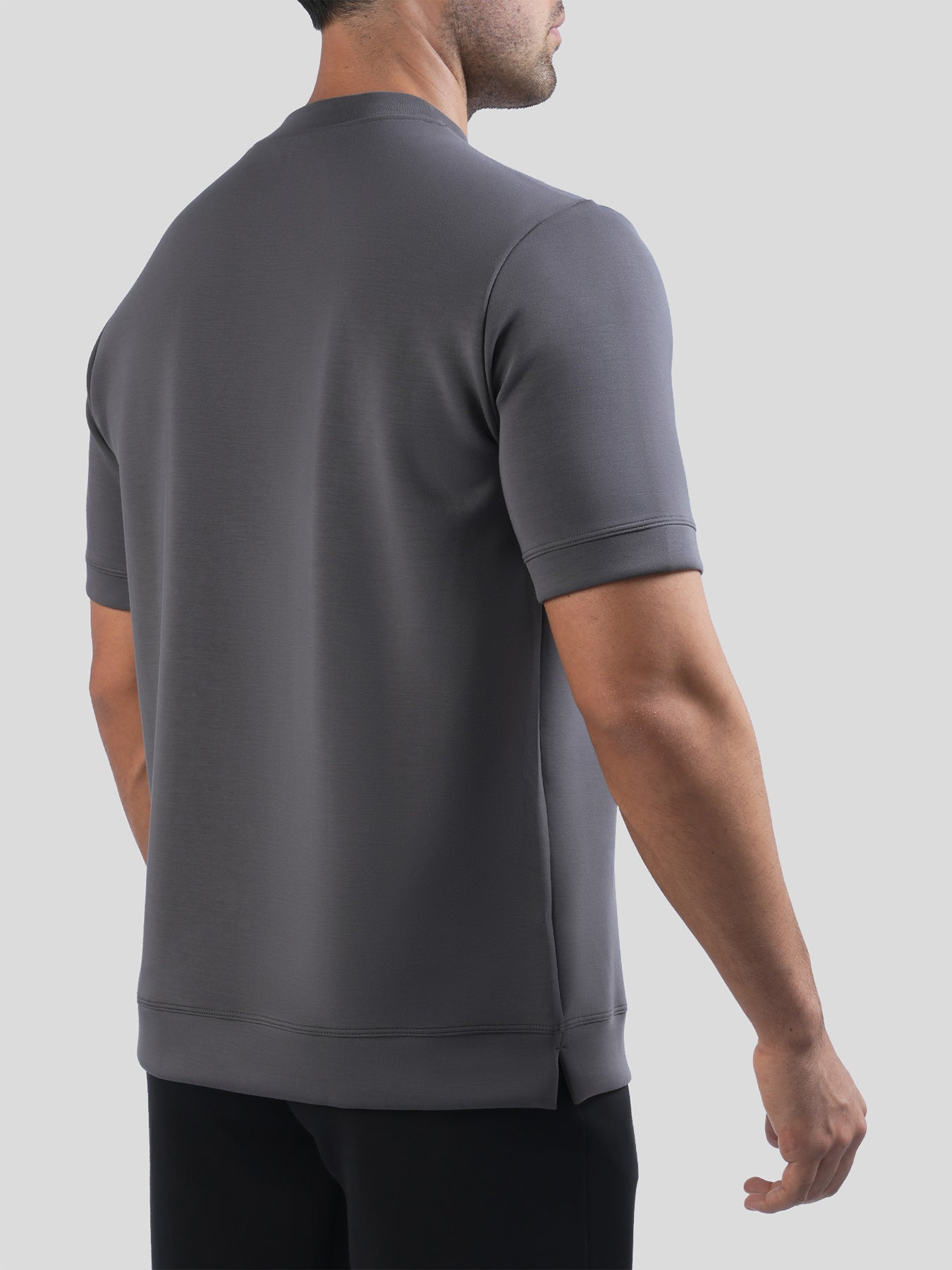 Modal Blend Short Sleeve Tee:Slim Fit