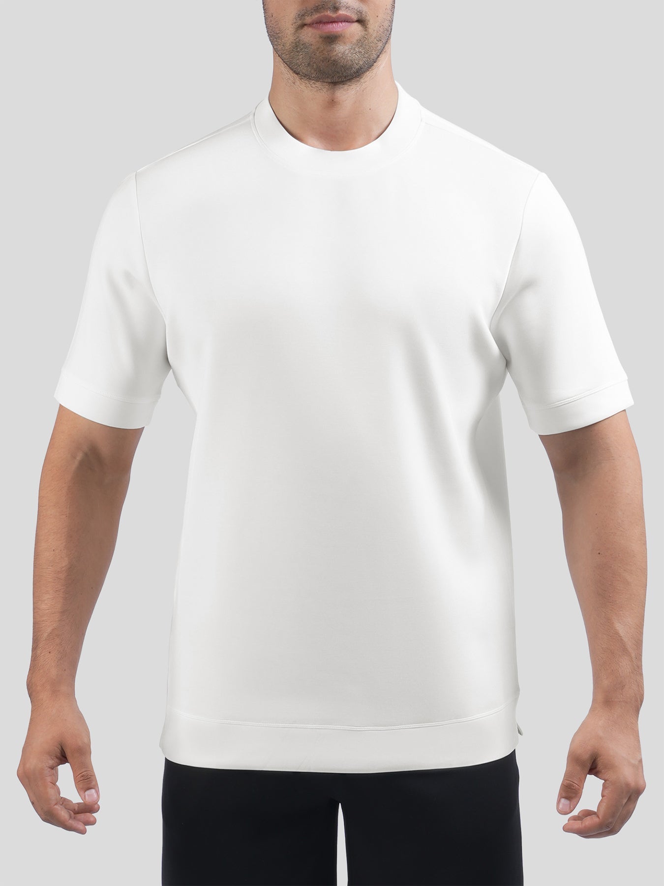 Modal Blend Short Sleeve Tee:Slim Fit
