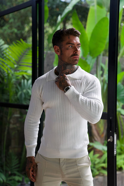 RENVO Muscle Fit Knit Sweater