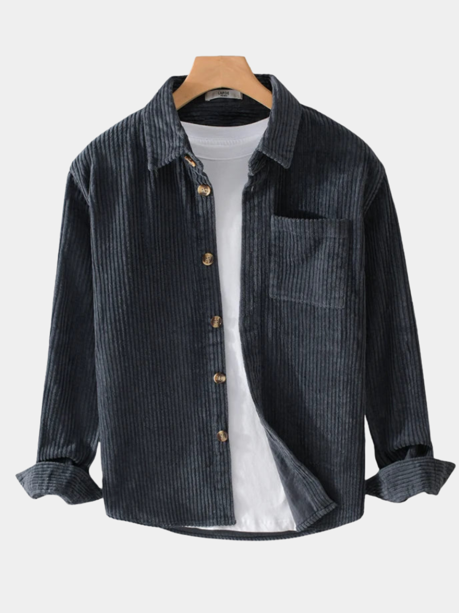 SOLAN Corduroy Button Up Shirt