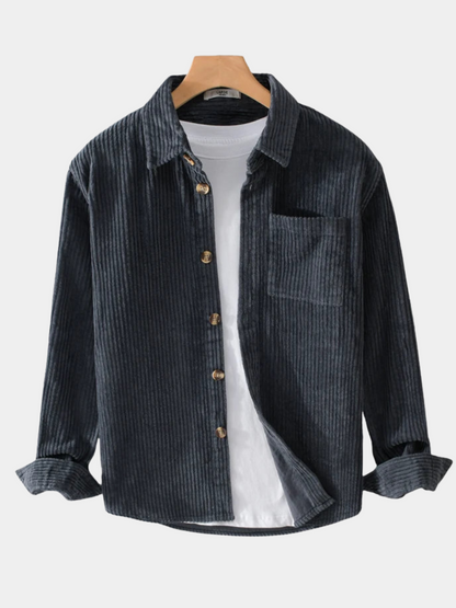 SOLAN Corduroy Button Up Shirt