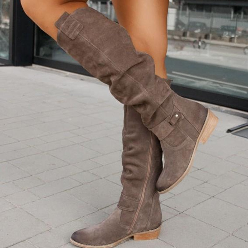 SELVIA Suede Comfort Boots