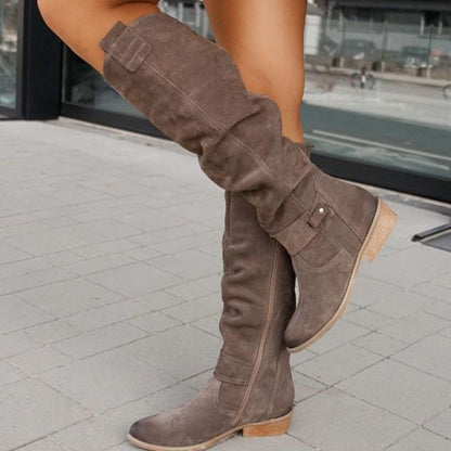 SELVIA Suede Comfort Boots