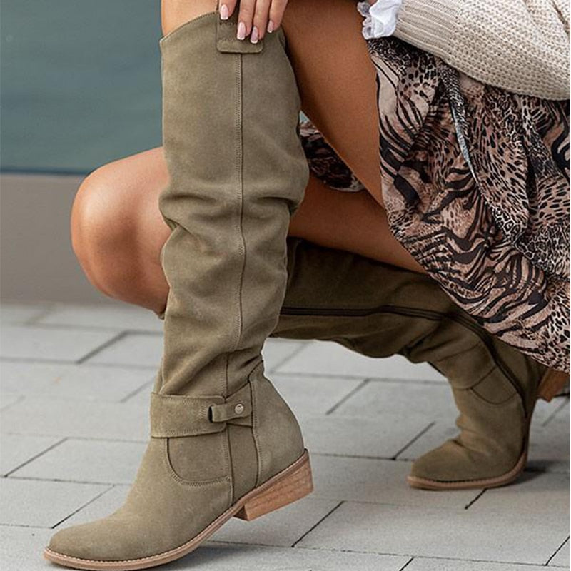 SELVIA Suede Comfort Boots