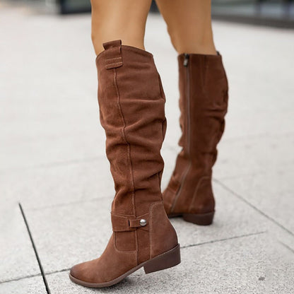 SELVIA Suede Comfort Boots