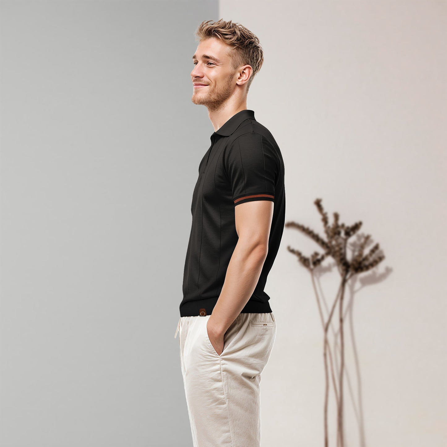 RENARD Quarter-Zip Polo