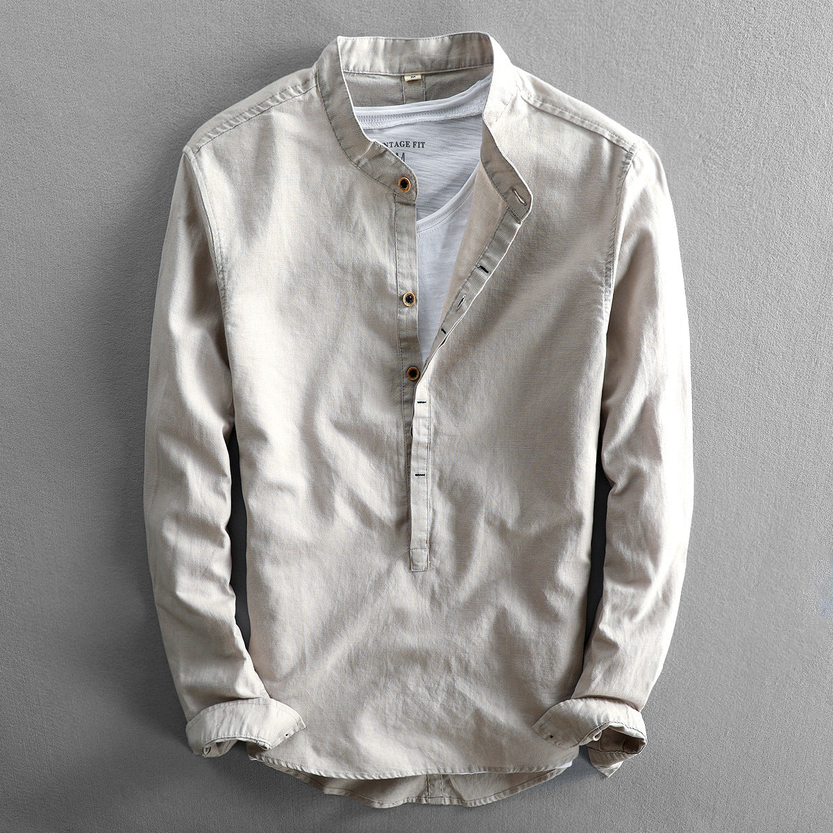 KAITO Long Sleeve Linen Shirt
