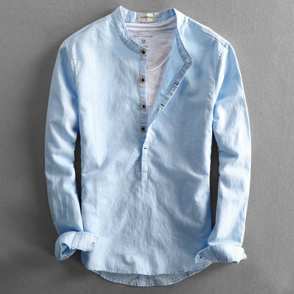 KAITO Long Sleeve Linen Shirt
