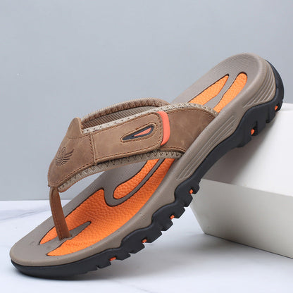 Corvan Leather Sandals