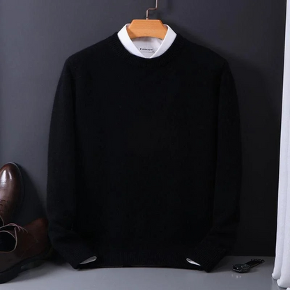 Cashmere round neck sweater