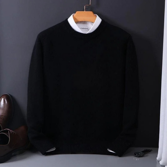 Cashmere round neck sweater
